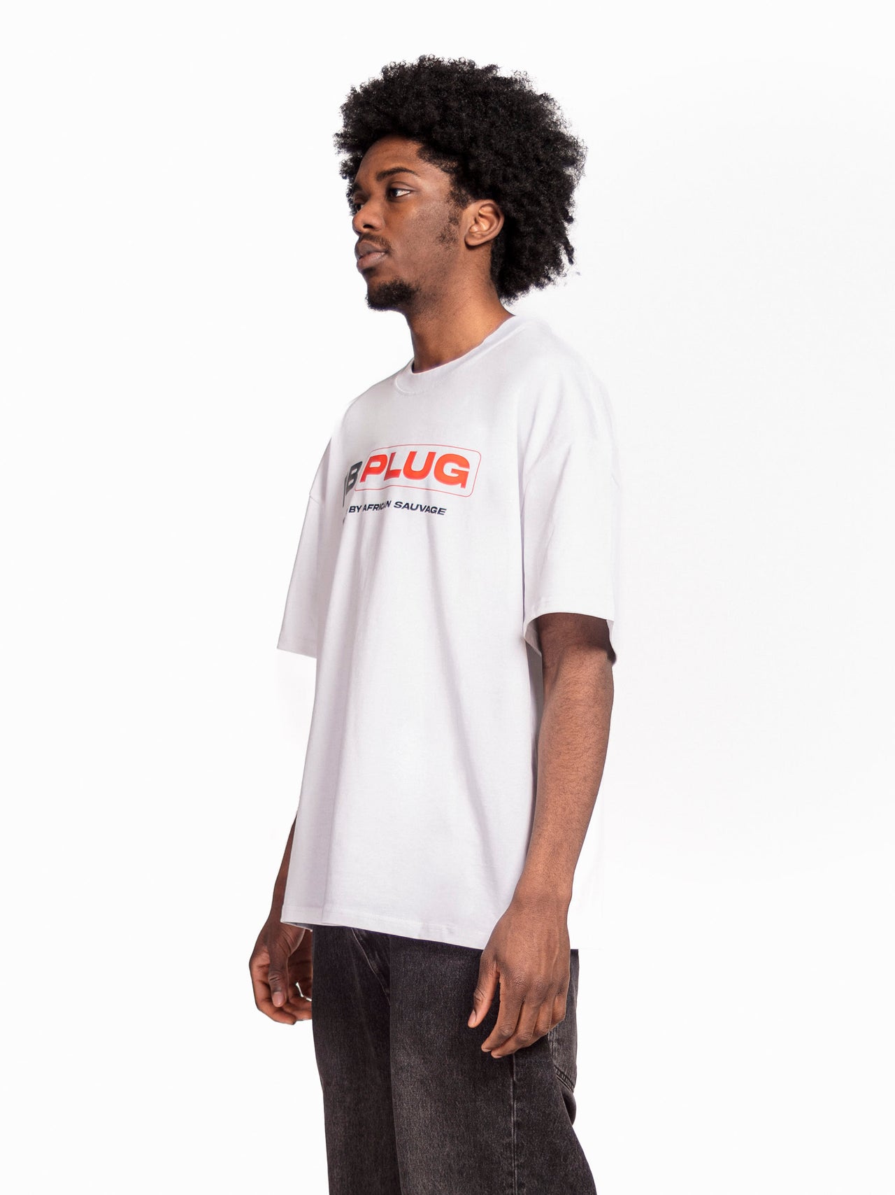 "PLUG" SHIRT OVERSIZED