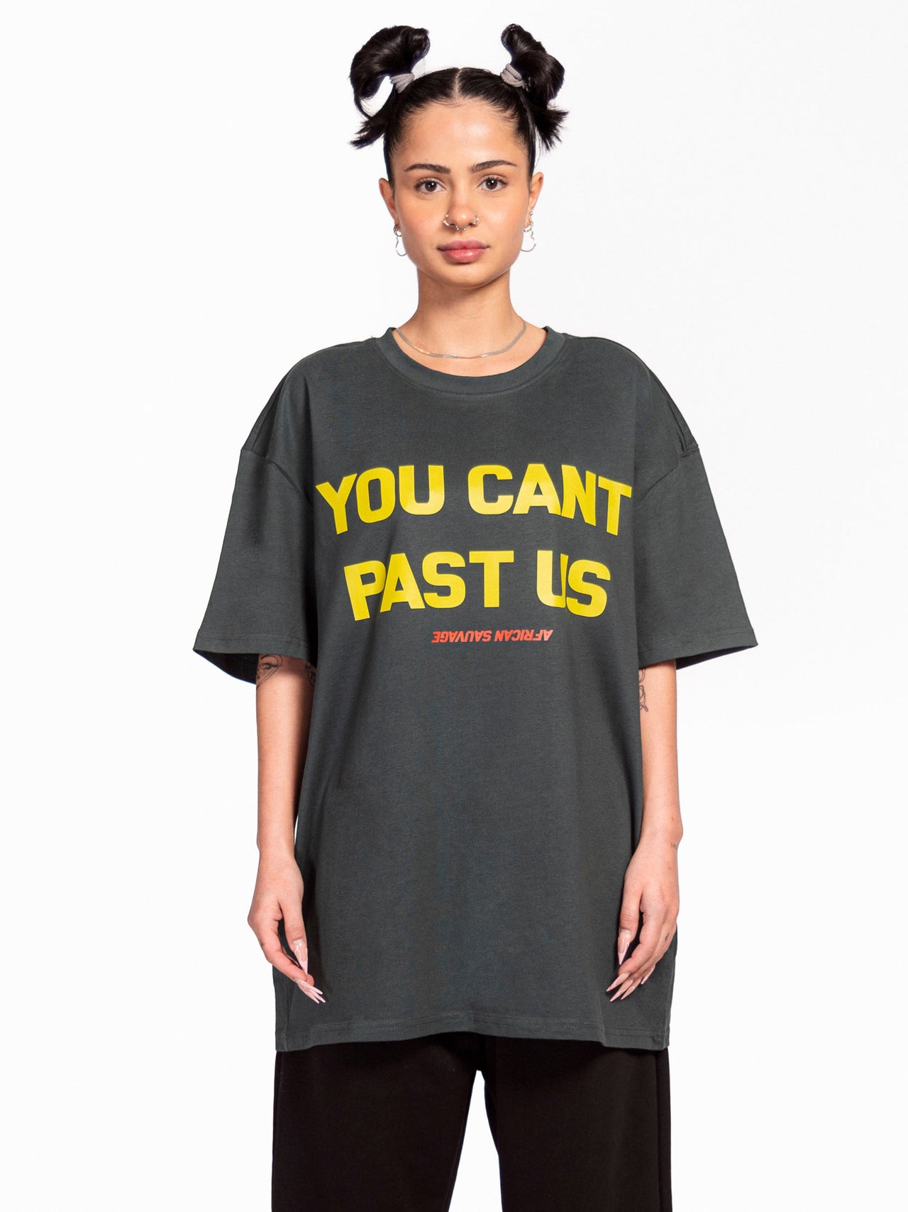 "CIVIL FALSE"  SHIRT OVERSIZED