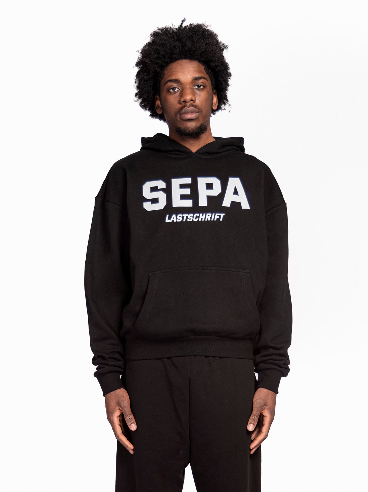 "SEPA MANDANT" BOXY CUT  HOODIE